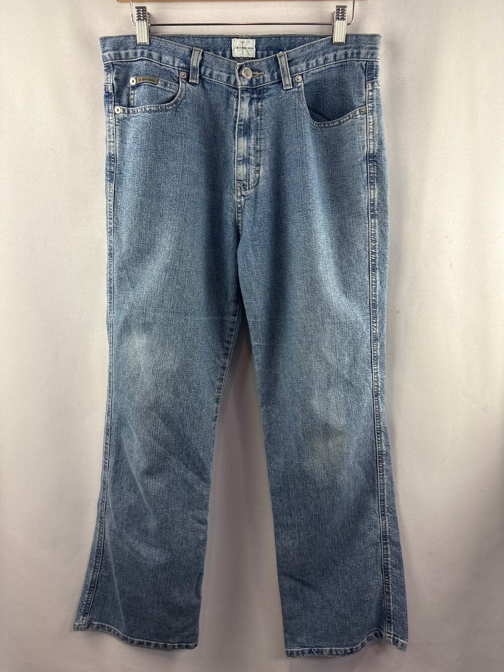 Women’s Calvin Klein Size 10 Light Wash Blue Boyfriend Jeans